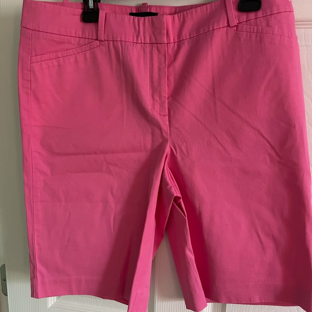Euc hot pink Talbots Bermuda shorts sz 12
